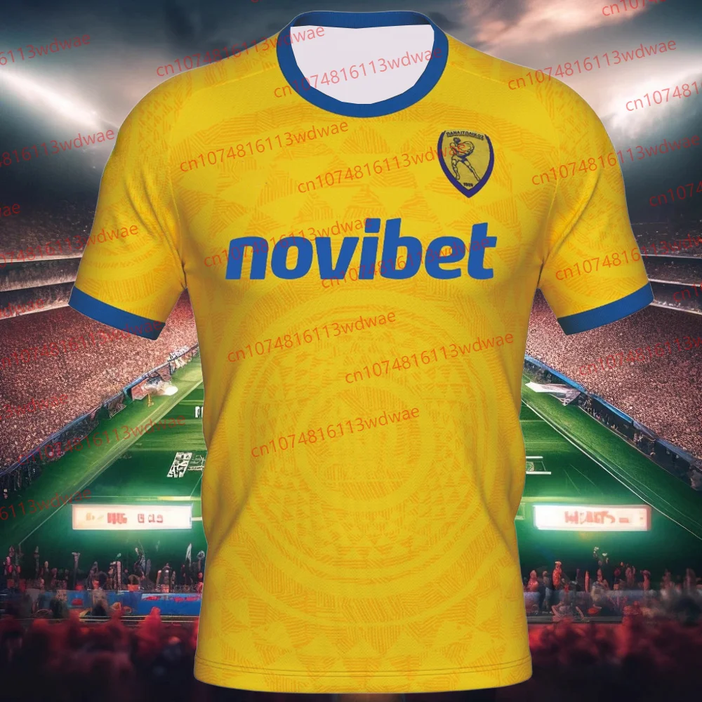 

Мужская футбольная майка Greece, быстросохнущая футбольная майка Греции Panetolikos, специальное издание 25, футбольный комплект для взрослых/KID