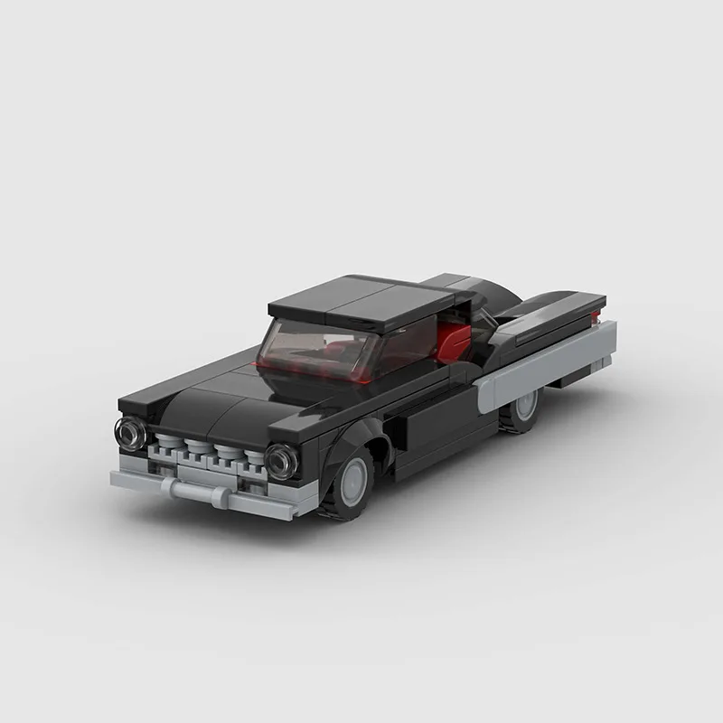 Compatible with Lego small particles retro car classic car educational assembly children's building  toys cross-border wholesale