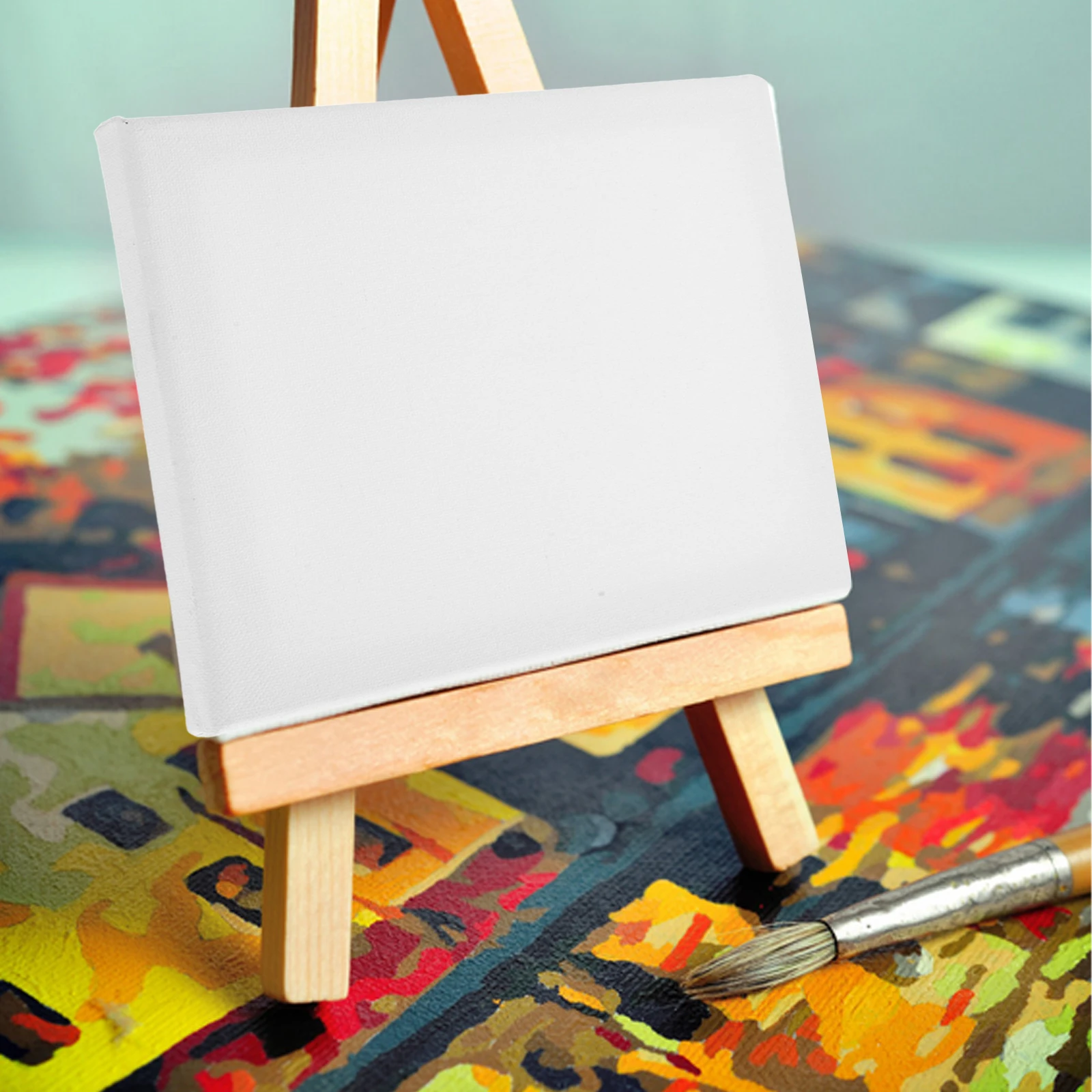 

5Pcs Oil Painting Frame Set Canvas Boards Blank for DIY Artists Beginners Drawing Painting Experiments and Learning