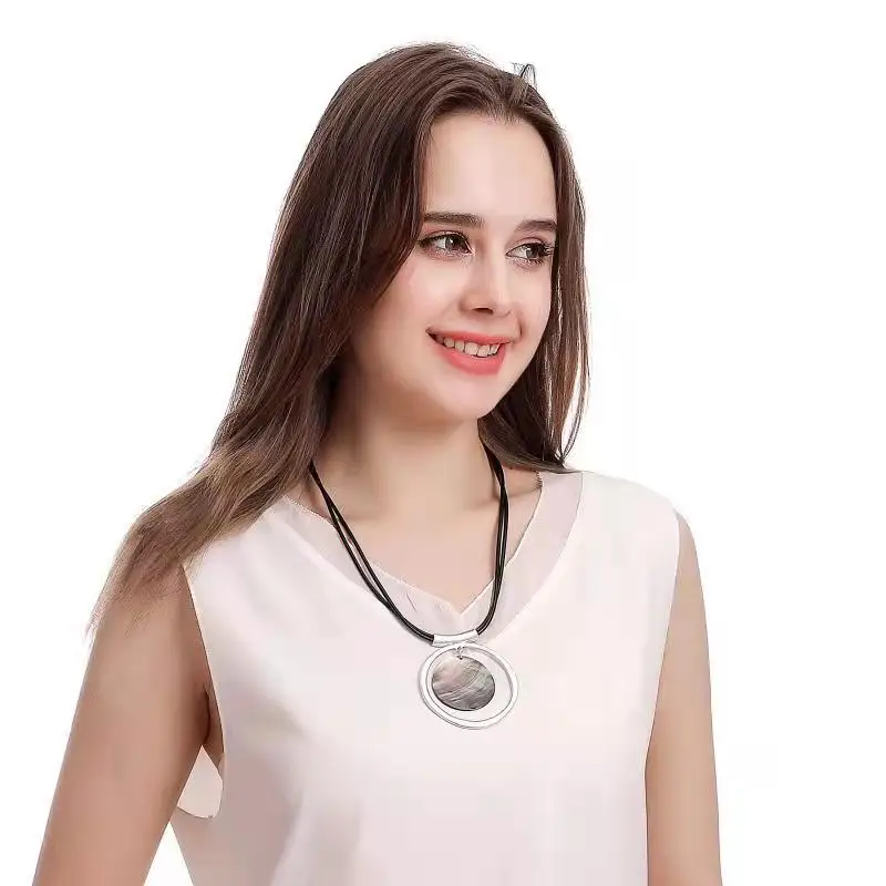 DIY accessories European and American foreign trade explosion shell women's round high-end sense fashion simple versatile co