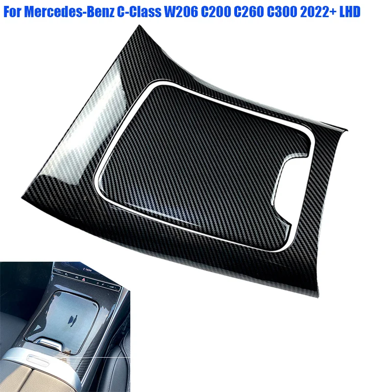 

Car Interior Accessories Central Control Panel Trim Carbon Stickers For Mercedes Benz C Class W206 C200 C220 C260 C300 2022+ LHD