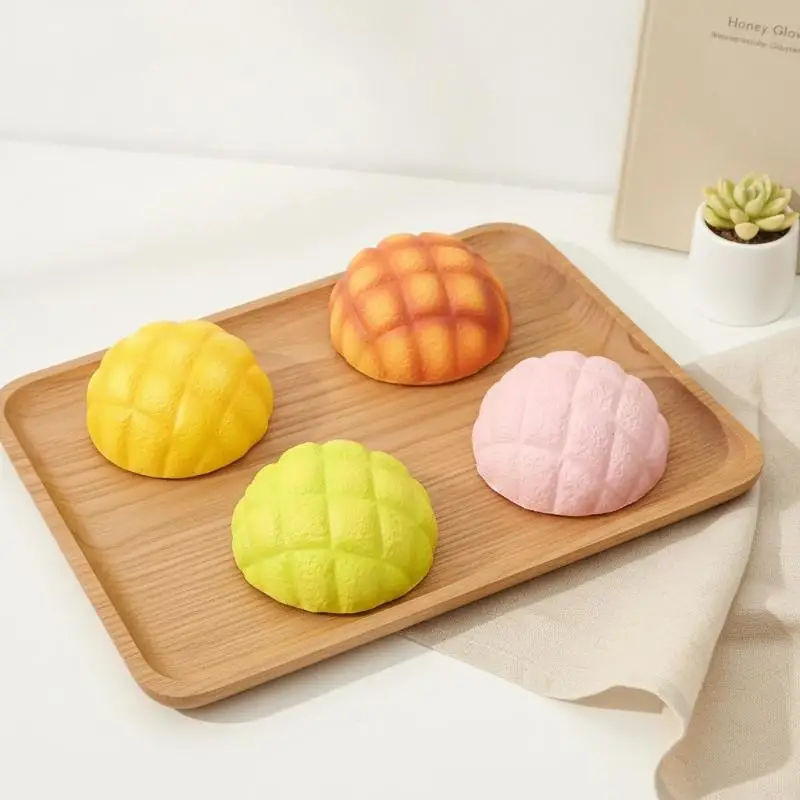 Cute Slow Rising Pineapple Bun Stress Relief Squeeze Fidget Toy Decompression