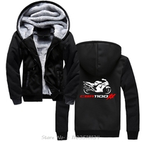 Fashion Hoodie For Bike Hon Cbr 1100 Xx Super Blackbird Hoody Motorcycle Moto Double Side Clothing Oversized Coats Streetwear