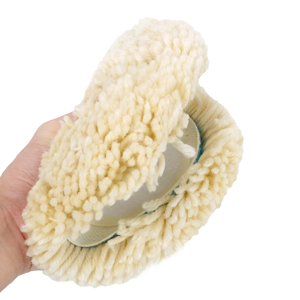 Car Maintenance Car Polisher 6 Inch Car Detailing Buffer Polishing Pad Wool Buffing  Pad