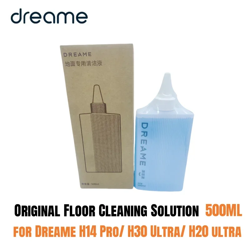 Original Floor Cleaning Solution for Dreame H14 Pro/ H30 Ultra Vacuum Cleaner Parts Detergent Fluid Mops Antibacterial 500ML