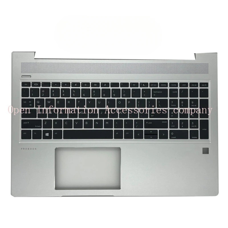 New For HP ProBook 450 455G6 450 455 G7 Palmrest Non-Backlit Keyboard L45091-001