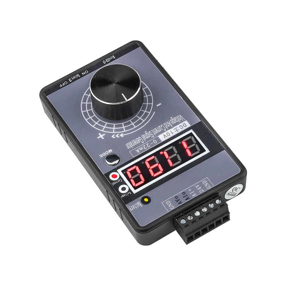 Handheld Digital Voltage and Current Signal Generator 0-4-20mA Current Transmitter ±0-5-10V Positive and Negative Voltage Output