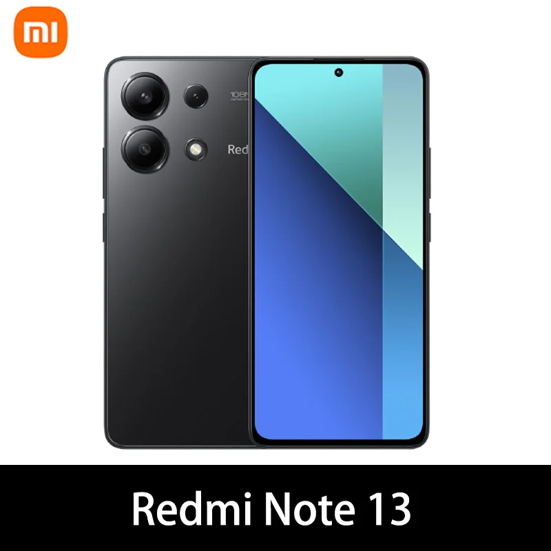 Xiaomi Redmi Note 13 4G 6GB RAM 128GB ROM，Teléfonos inteligentes，NFC,120HZ FHD+AMOLED display,108MP Camera,33W charging,5000mAh,version