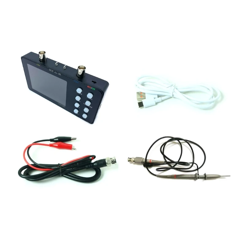 Two Independent Channels Digital Oscilloscope Compatible for Comprehensive Analysis Electronic Repair Engineers
