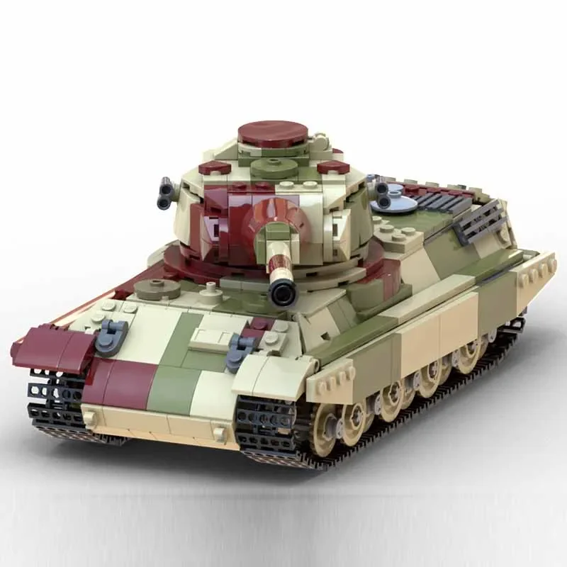 Military Aircraft Model MOC Building Tank In The Design Draft Modular Technology Assemble Children Toys Suit Gifts Holiday