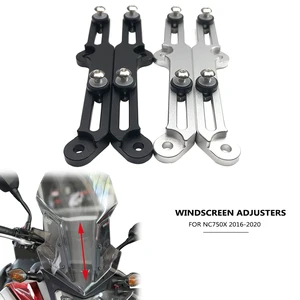 2016-2019 NC750X Kính chắn gió Điều chỉnh luồng không khí có thể điều chỉnh gió cho Honda NC 750x NC 750X NC750 X 2017 2018 8 Visor bán hàng chính NC750X - №5