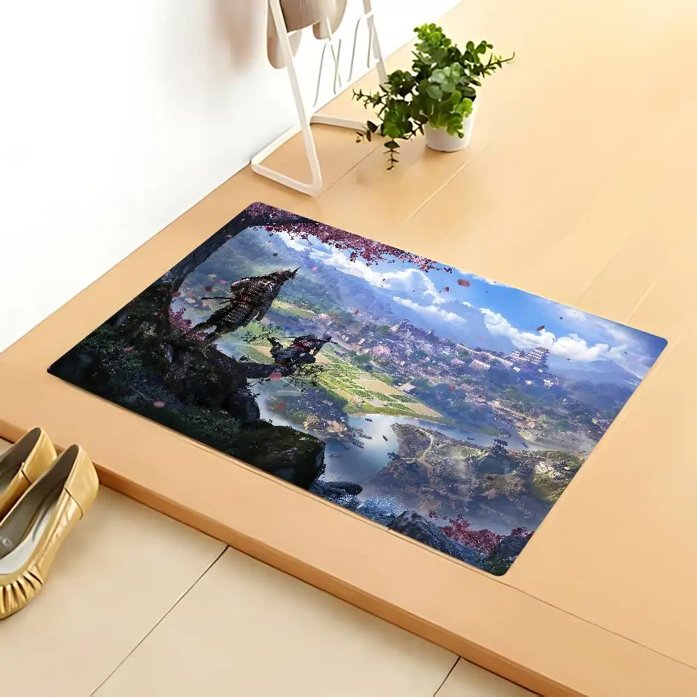 لعبة قاتل S كريد الحمام حصيرة الرجعية متعددة الاختيارات غرفة المعيشة المطبخ البساط عدم الانزلاق السرير الحصير #4