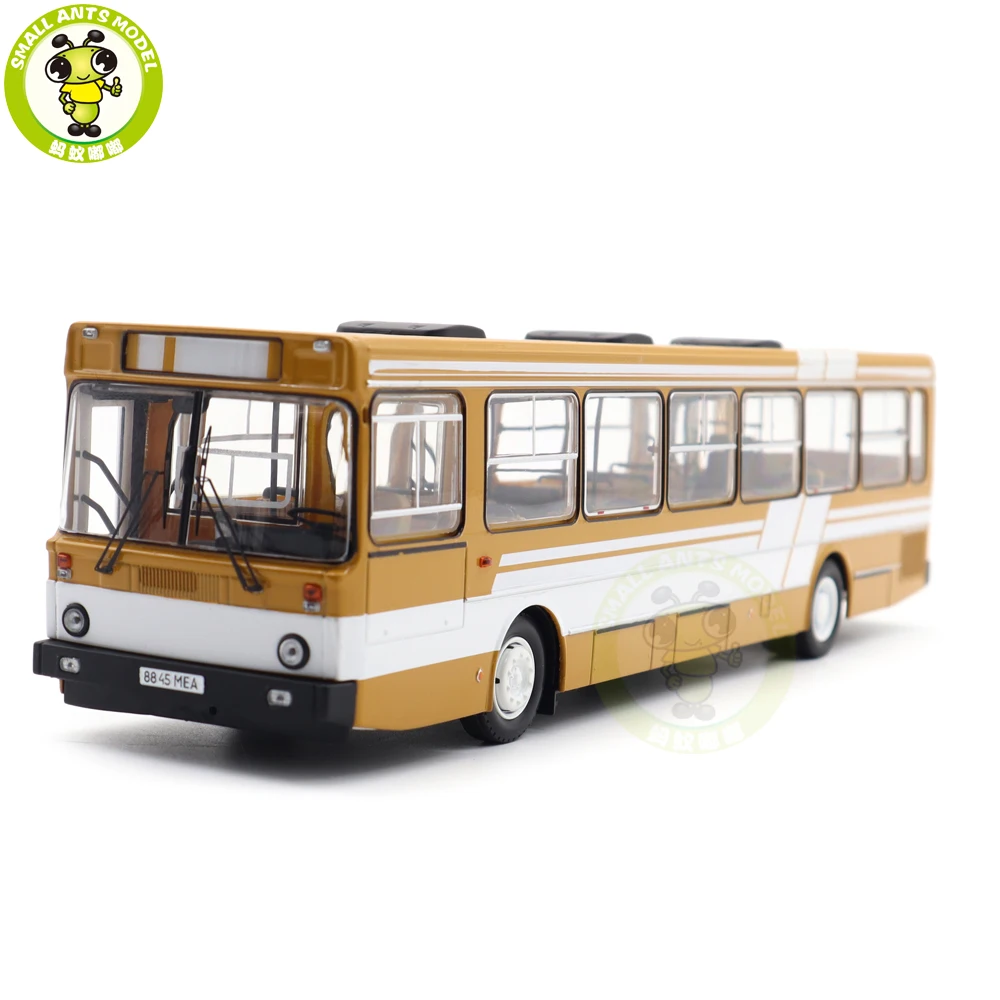 1/43 Russian City Bus Models LIAZ 5256 Diecast Mode Toy Car Bus Gifts For Father Friends