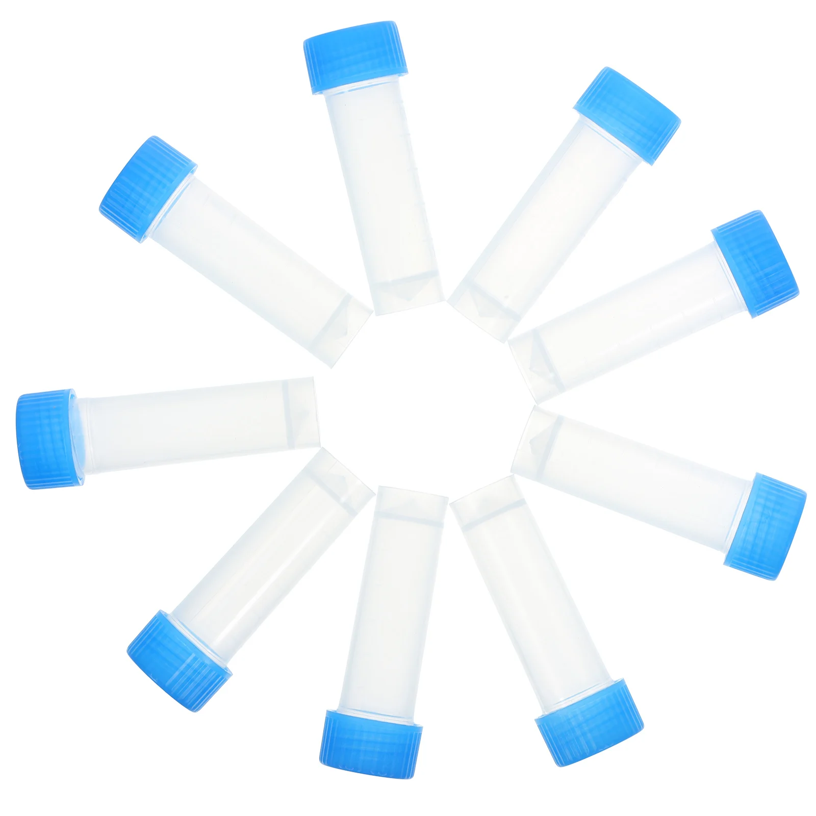 

40 Pcs Cryovial Scientific Test Tube Tubes with Lids Clear Freezing Lab Science Caps