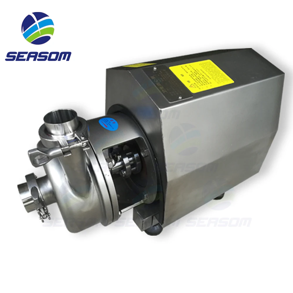 SEASOM 304 Ss 110v Food Grade Centrifugal Stainless Steel Juice Sanitary Pump