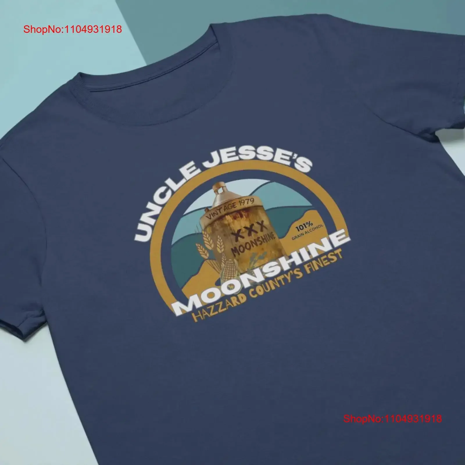 

Футболка Uncle Jesse's Moonshine, винтажная стираная мужская футболка унисекс, дышащая, мягкая уличная одежда, растягивающаяся, универсальная, модная, удобная