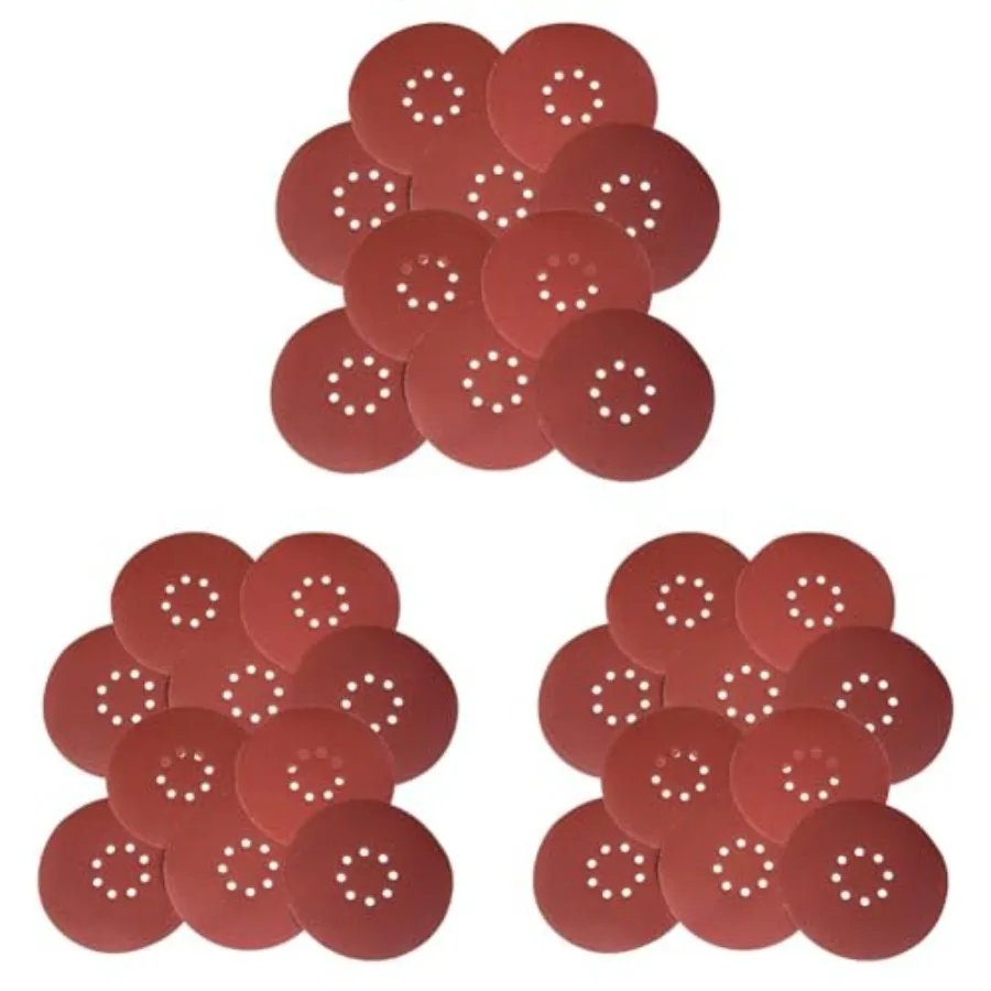 

60-Grit Aluminum Oxide 9-Inch Hook and Loop Drywall Sander Sandpaper 10 Count Pack of 3 for Drywall Sander Models 6369 6362 637