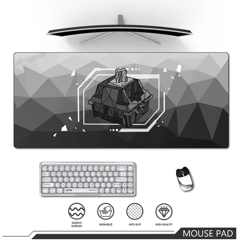 

large Mouse Pad Keyboard Desk Mat Rubeer Kawaii Switch Computer desk Table Mousepad anime Gaming pad office rug Mouse carpet