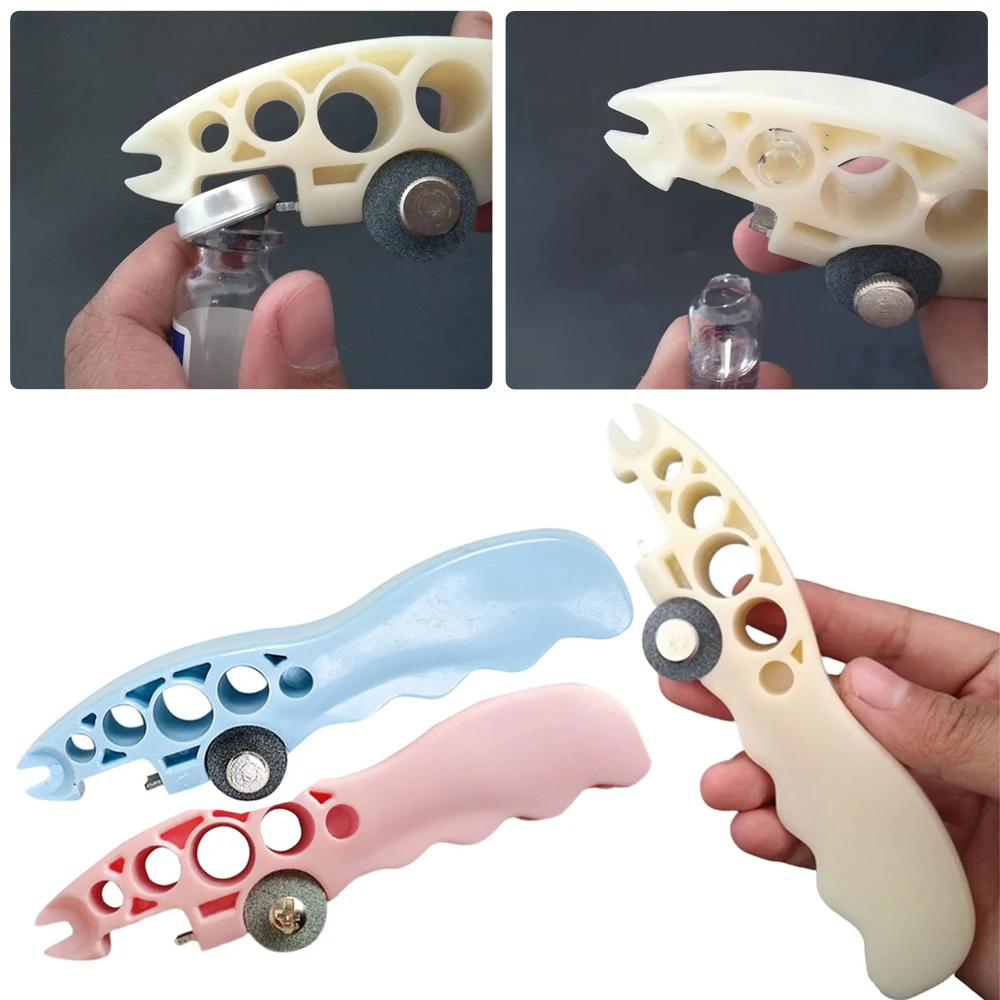 

Nurse Ampoule Glass Medicine Bottle Opener Creative Handle Cutting Device Doctor Medical Grinding Wheel Bottle Breaker Tool