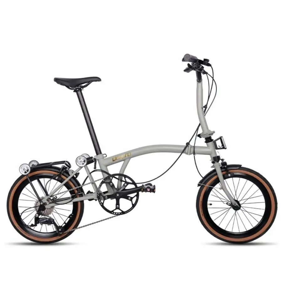 Litepro 16Inch External 9 Speed Folding Bicycle Trifold Bike Steel