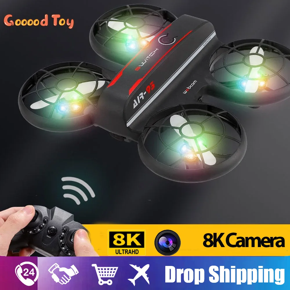 8K Mini Rc Drone Camera Hd Mini Ufo Wifi Fpv Drones Remote Control Helicopter Dron Quadcopter Rc Plane Airplane Toy for Children