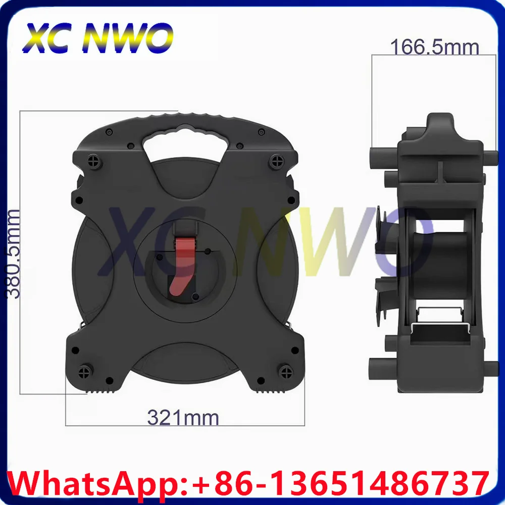 DF100 is a stackable ABS cable reel, made of ABS material with long-lasting durability andbuilt-in bearing structure.