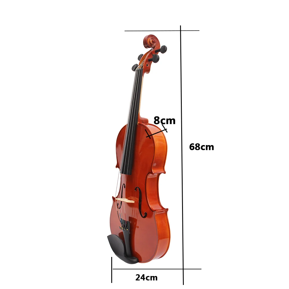 Astonvilla 4/4 Viola 16 Inches Spruce Panel Viola Set with Shoulder Support Case Accessories Professional String Instrument