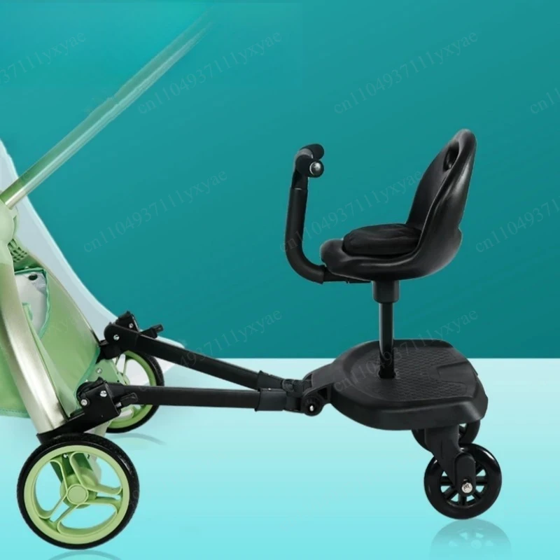 

Cart Auxiliary Pedal Plus Seat Small Tail Cart Cart Accessories Size Double Seat