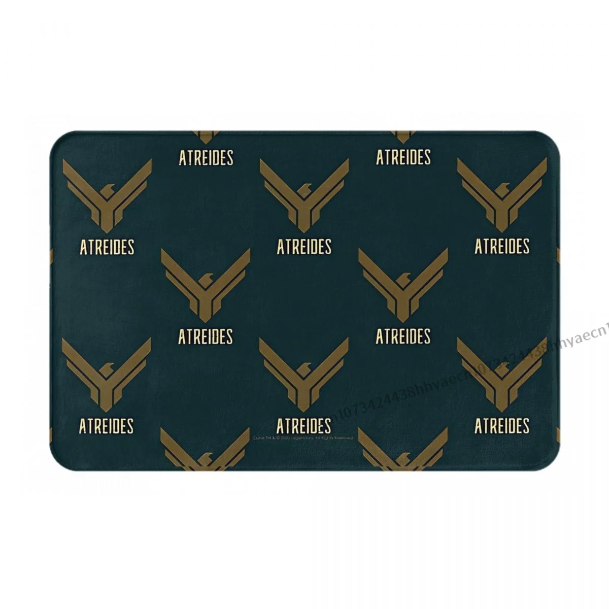 DUNE SCI FI MOVIE Bathroom Non-Slip Carpet Atreides House Art Design Flannel Mat Entrance Door Doormat Home Decoration Rug