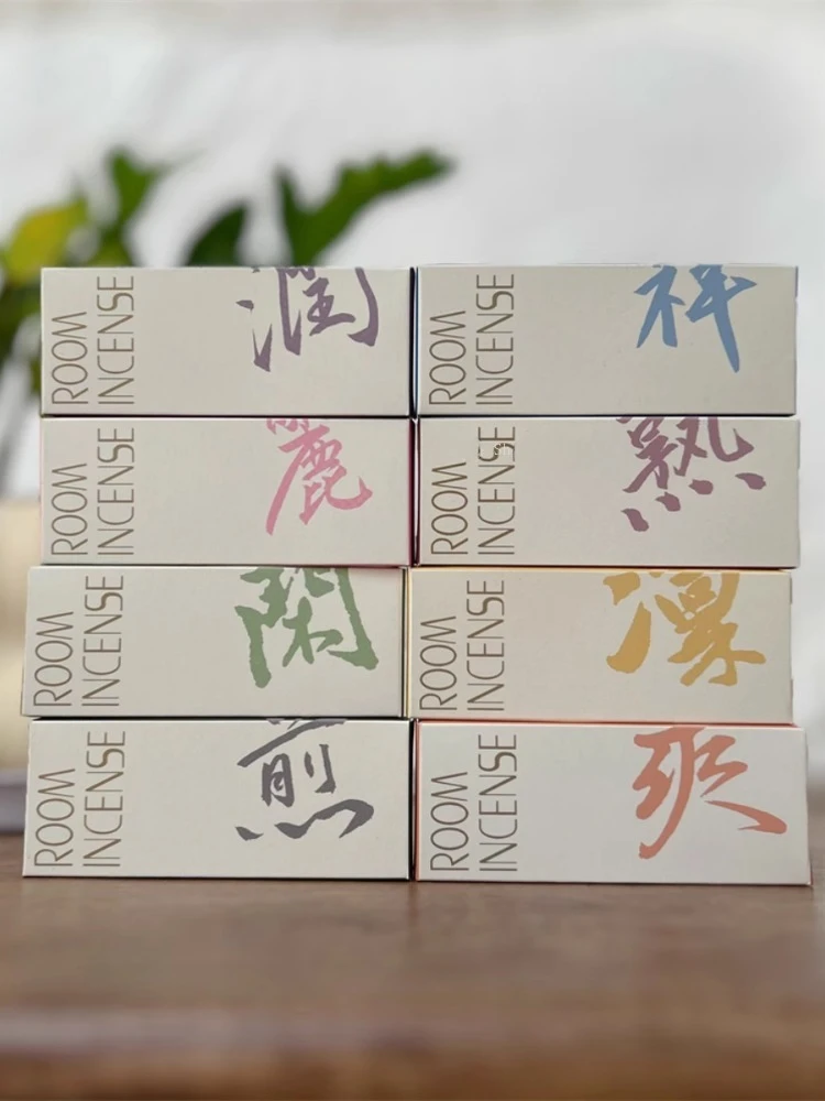 日本のショートスティックお香レジャー/クール/厳格/美しい家庭用茶室オフィスリラクゼーションなだめる静かなギフトボックスセット