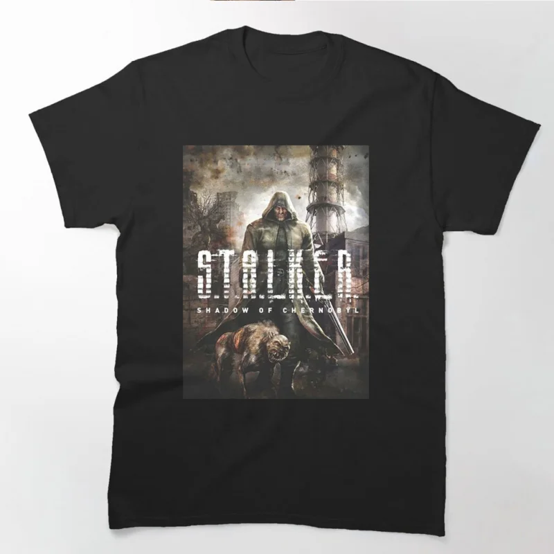 

S.T.A.L.K.E.R. 2 Shadow of chernobyl 0813 Danger exclusion zone gift t shirt Videogame Stalker Graphic Clothes All size Tops