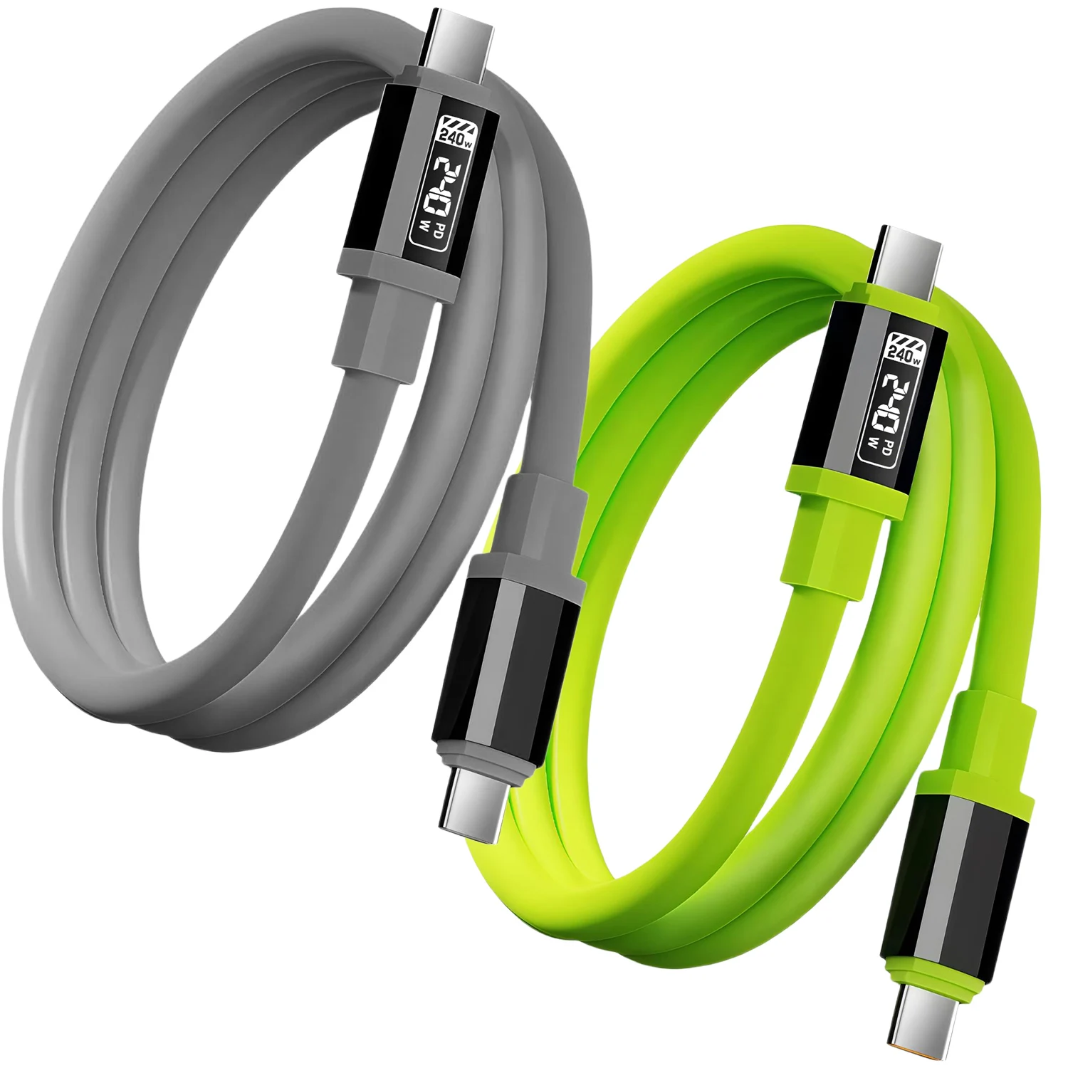 240W Type C To Type C Super Fast Charging Cable Universal High Power Charger USB-C Cord 6A USB C Cable for Xiaomi iPhone Samsung