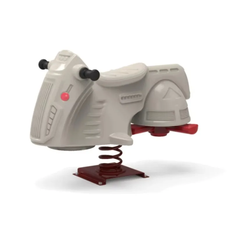 Latest design high quality attractive price spring bouncing plastic rocking horse toy