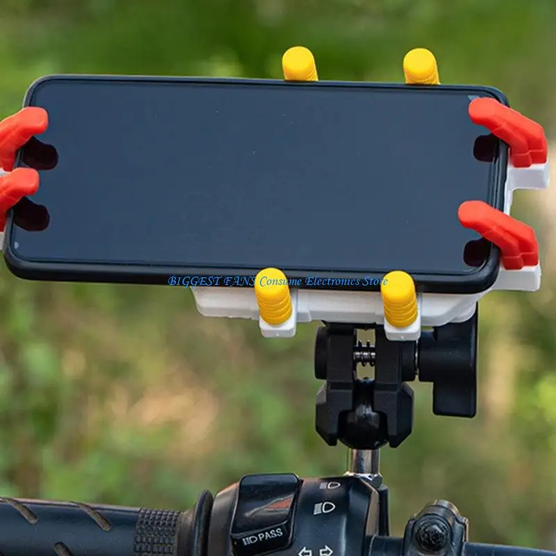 

360 Rotatable Phone Mount for Motorcycle Bike Shockproof Universals Design