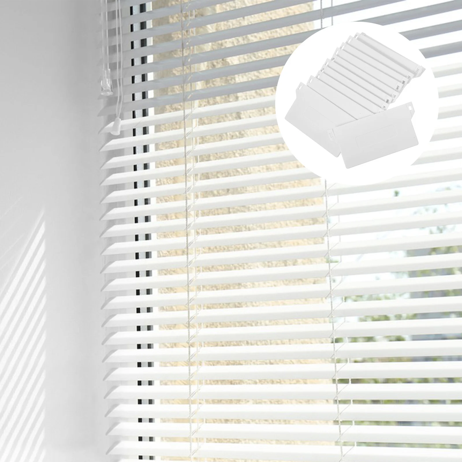 

12 Pcs Plastic Vertical Bottom Plates Replacement Parts Roller Blind Accessories 89mm Width Blind Accessories Home Decor