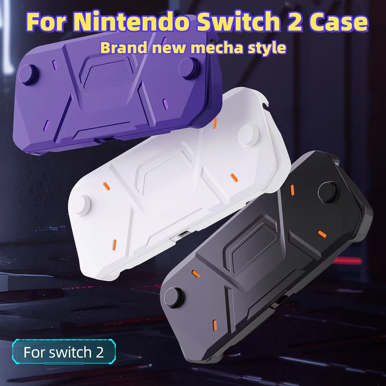 For Nintendo Switch 2(2025) New Design Upgraded Protective Cover With TPU+PC Anti fall Case for Nintendo Switch 2 2025Funda