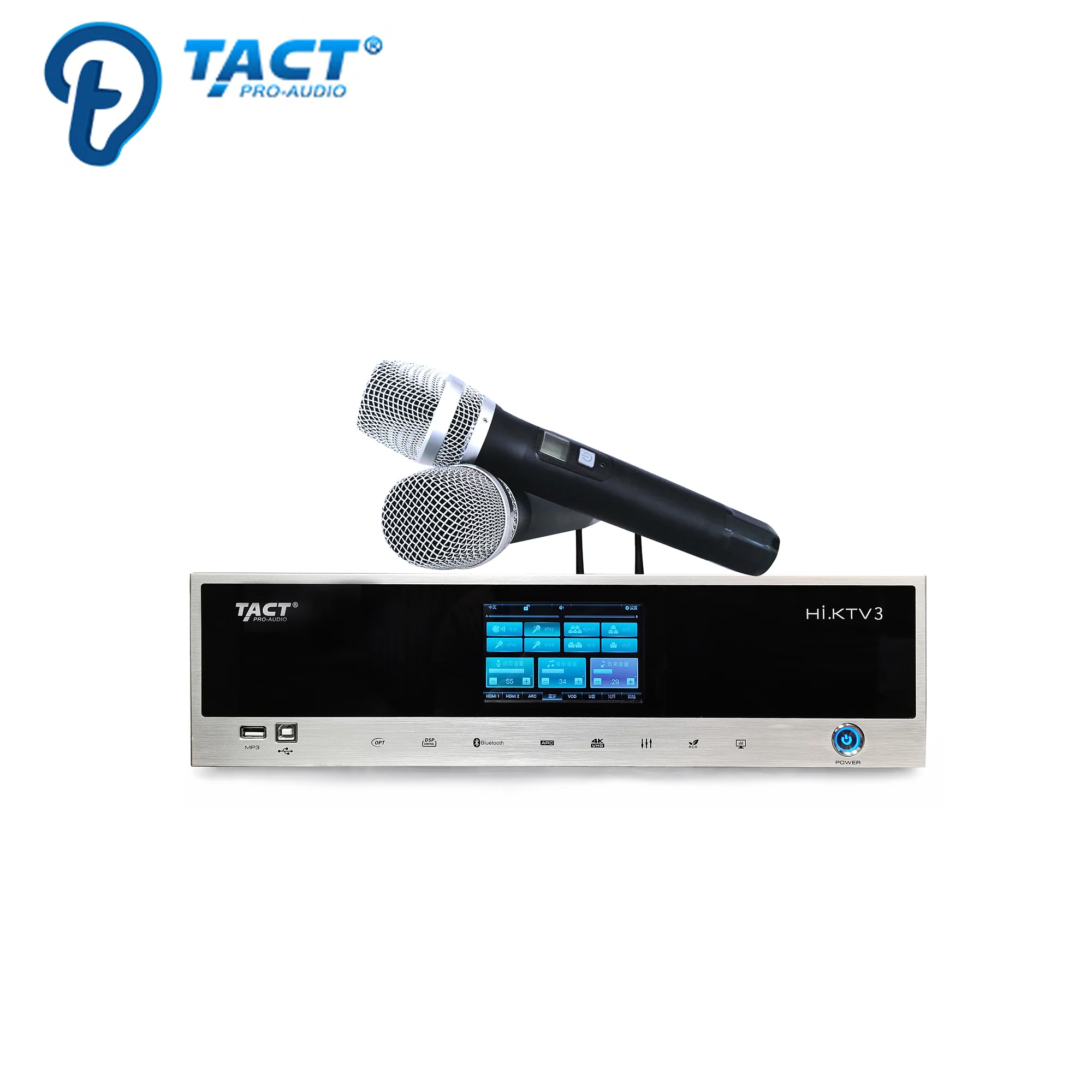 

New Arrival Multifunctional Audio System HI-KTV3 Three-in-one Power Amplifier For Karaoke Speaker