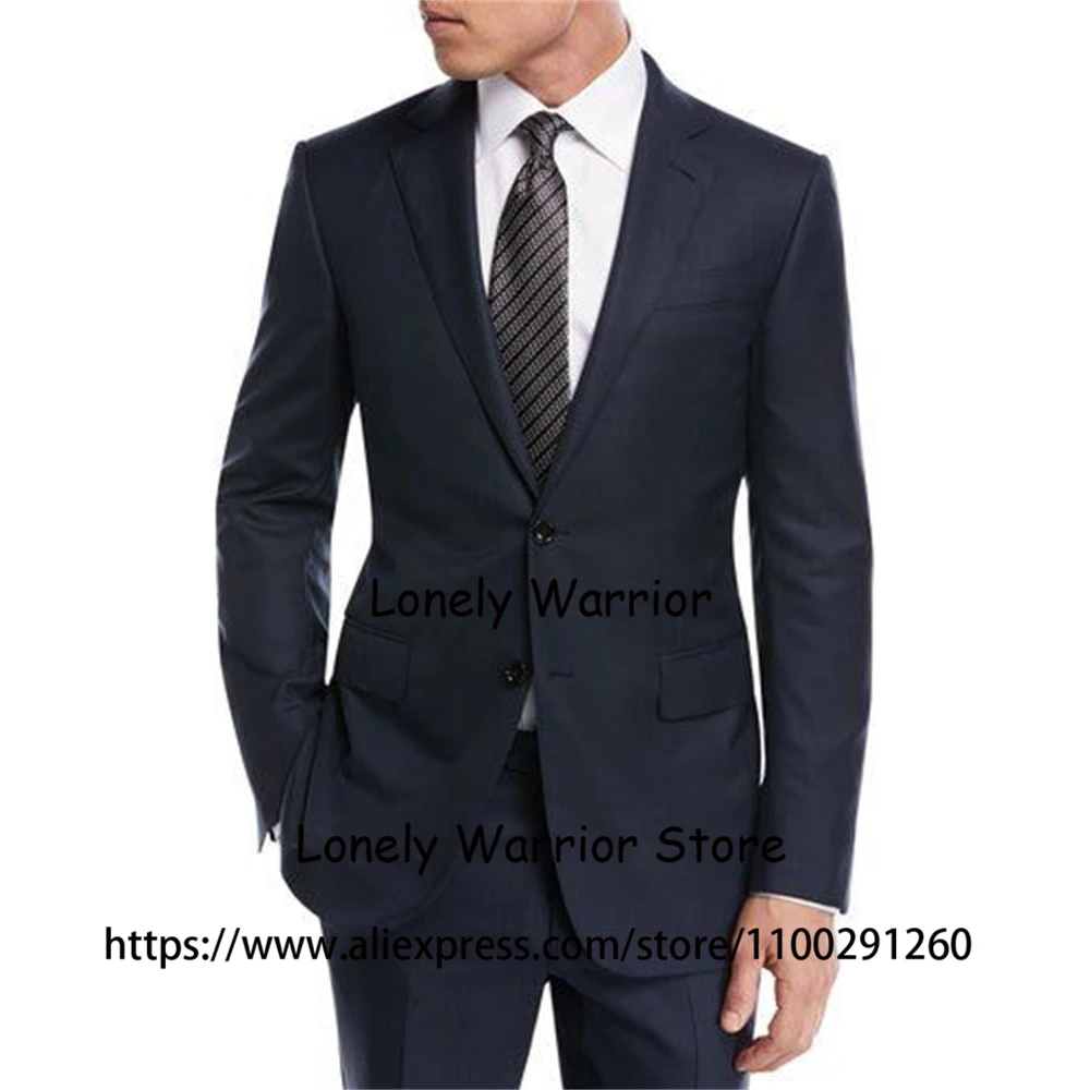 

Fashion Mens Suits Formal Business Blazer Notched Lapel Slim Fit Casual Daily Blazer2 Piece Set Jacket Pants Terno Masculino