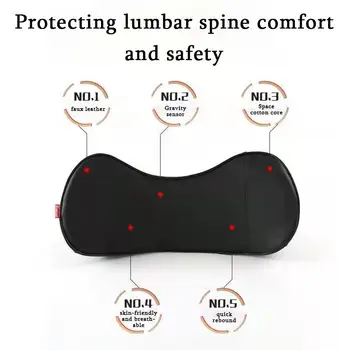 Cartem 記憶海綿汽車低腰墊靠背墊 10 最佳銷售 汽車座椅靠背 - №8