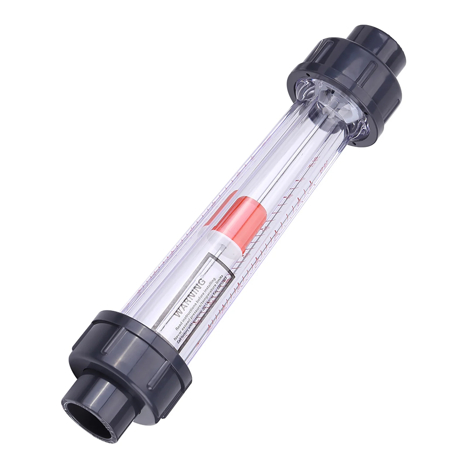 Water Flow Meter Plastic Tube Type 25-250L/H Instantaneous Water Flow Meter Flowmeter