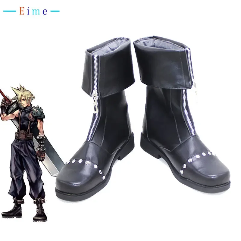 

Cloud Strife Cosplay Shoes FF7 Cosplay Prop Halloween Carnival Boots PU Shoes Custom Made