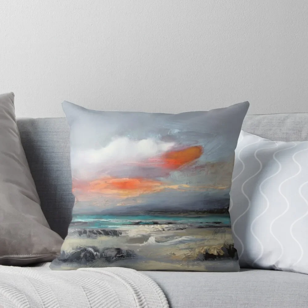 Hebridean Shore 1 Throw Pillow Cushion Cover Set Couch Pillows pillow