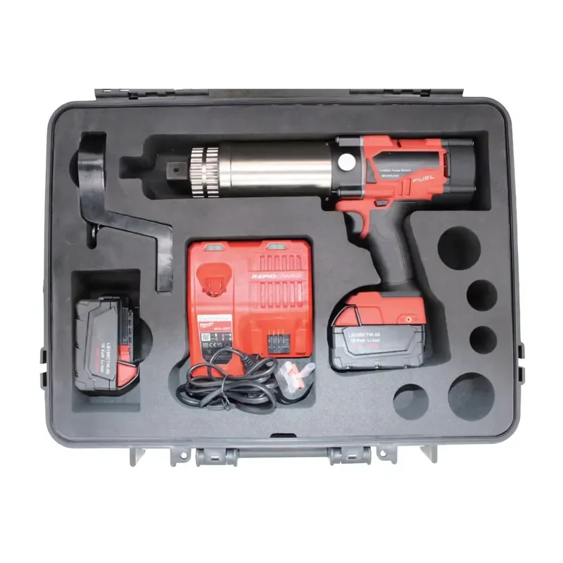 Hot-selling industrial-grade brushless motor digital display 60-12000N.m lithium battery torque wrench, can rotate 360