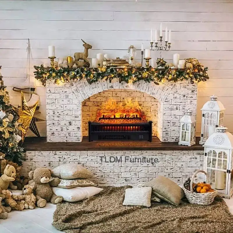 Hotel American Portable Fireplaces Indoor Restaurant Living Heater Decoration Room Homestay Villa Fireplace Apartment Electric
