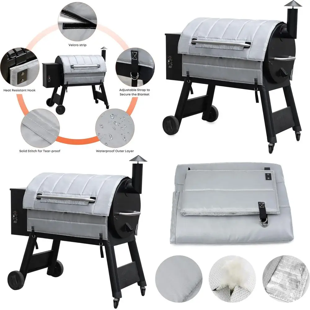 

Grill Insulation Blanket for 34 Series and Texas Grills: Enhanced Temperature Control, Fuel and Pellet Efficiency