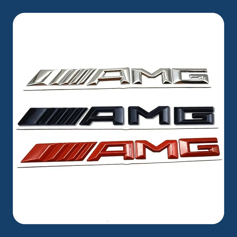 

Metal Car 3d Rear Letter Emblem Trunk Sticker For Mercedes benz AMG W204 W203 W212 W211 W124 W210 GLC GLE E CLA GLA W205 W211