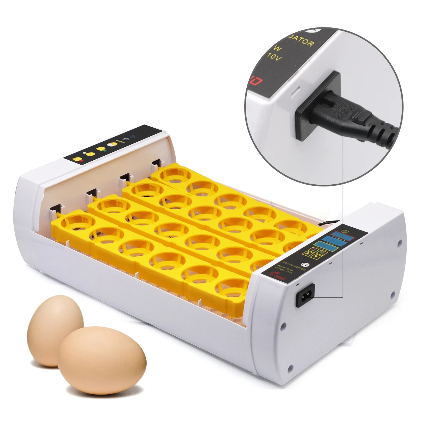 

STLF98% Hatching Rate Automatic EggsTurning 24 Eggs Incubator Multifunctional Home Commercial Mini Chicken Incubators