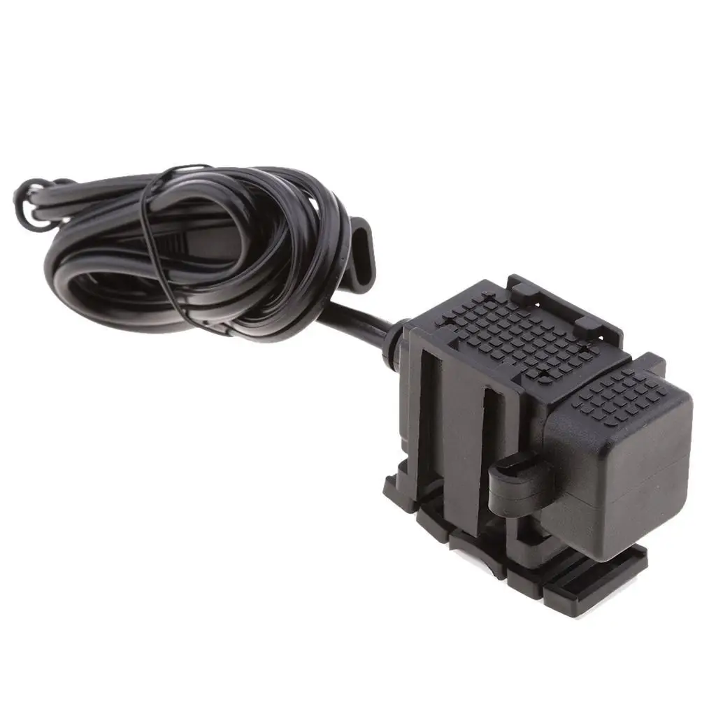 

12V Motorcycle Dual Port SAE to USB Cable Adaptor Charger Socket Waterproof