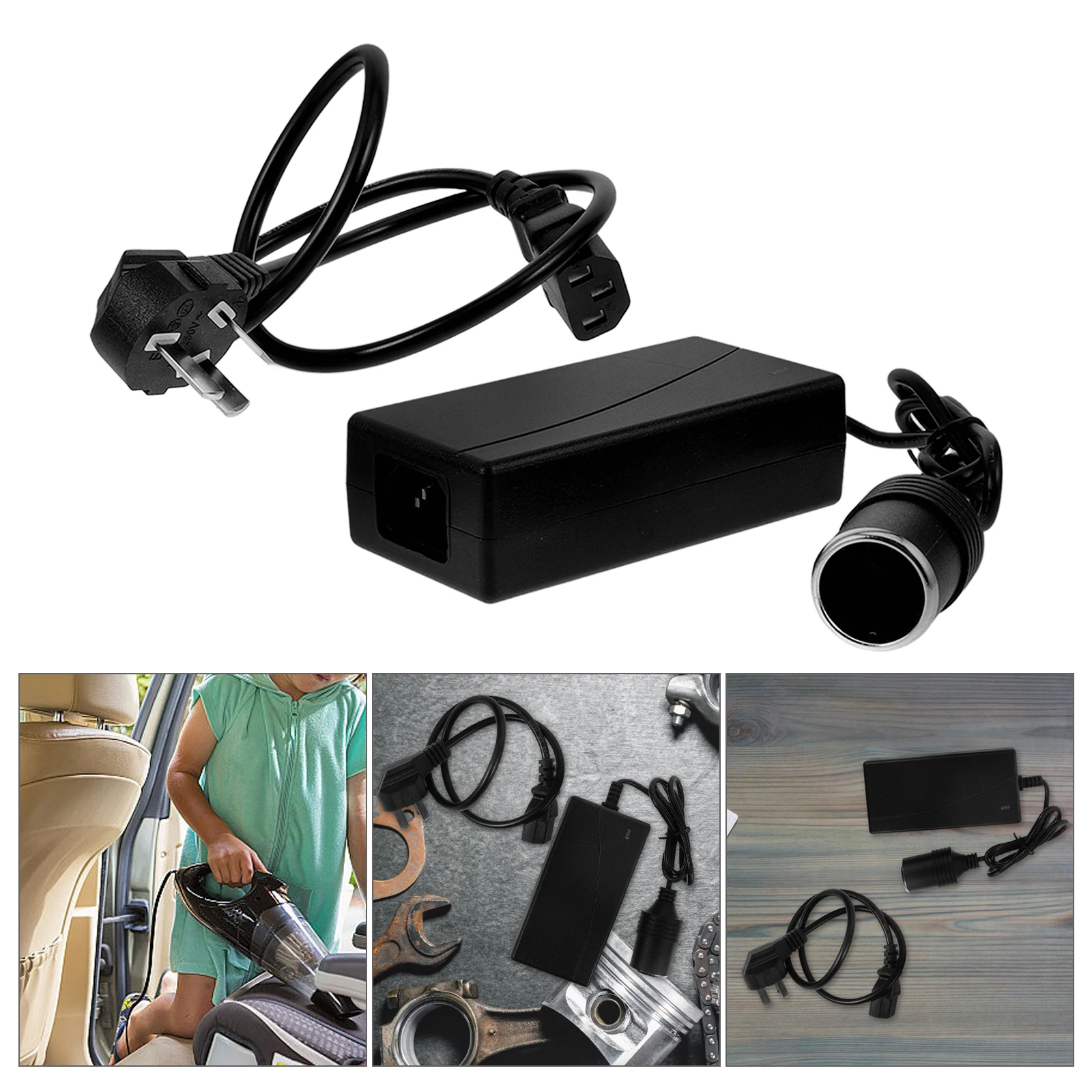 

【123】Dual Usb Car Power Inverter Converter Adapter 12V To 110V Fast Charging Station For Road Trip Camping Emergency Vehicle
