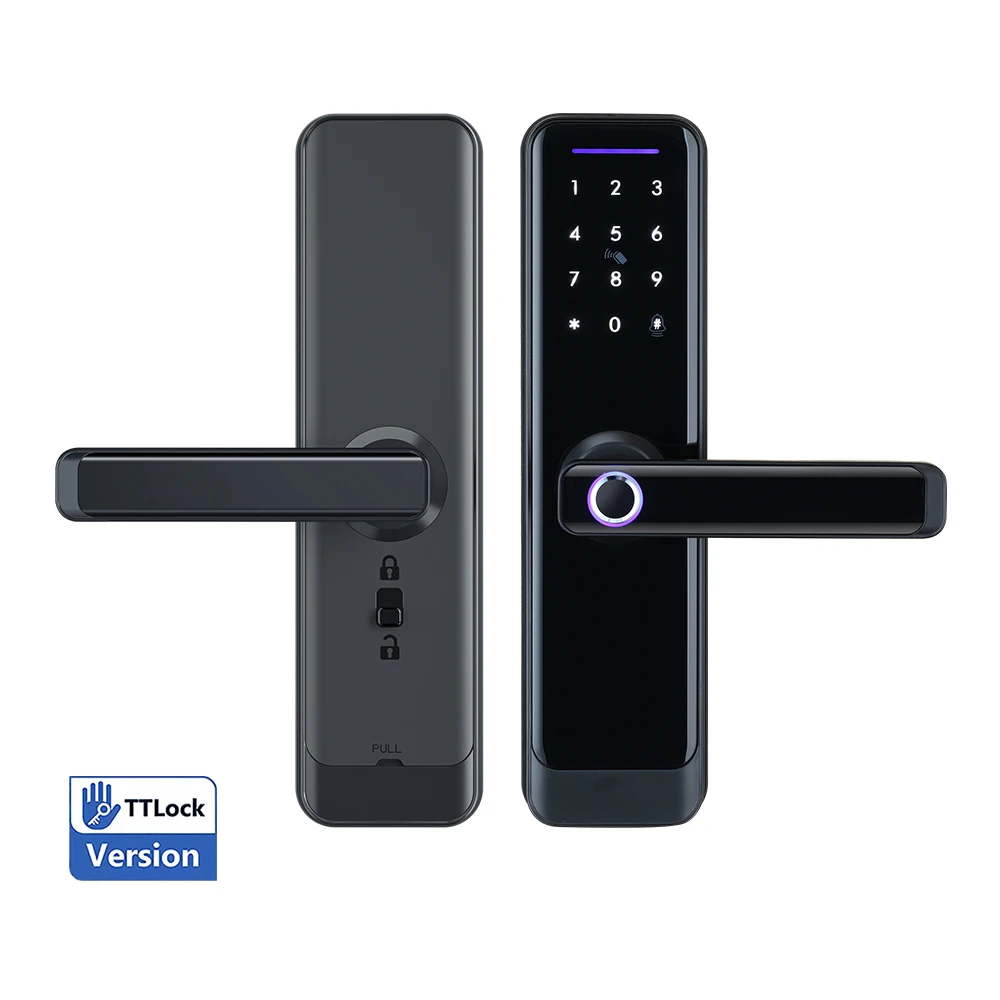 Imagem -04 - Smart Keyless Entry Door Lock com Alça para Porta da Frente App Control em 1